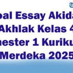 45 Soal Essay Akidah Akhlak Kelas 4 Semester 1 Kurikulum Merdeka 2025 dan Kunci Jawaban Ujian