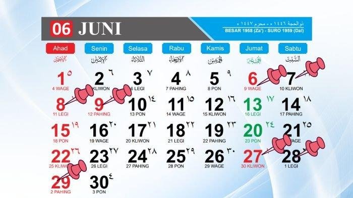 Liburan Besar Juni 2025: Tahu Kah Anda 27-29 Adalah Hari Libur Nasional? Cek Di Sini!